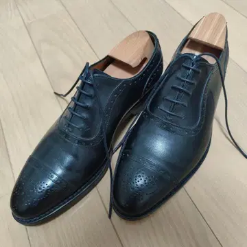 새상품급 잘란 스리와야 내피 스트레이트 팁 블랙 다이나이트 밑창 7.5