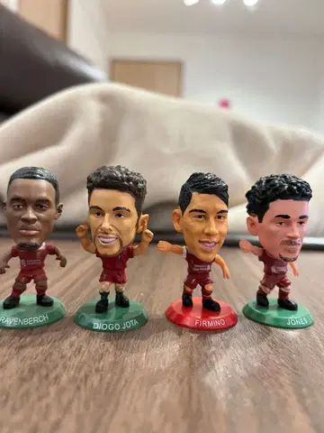 코린시안/축구 피규어/리버풀/필미누, 조타 등 4체 세트