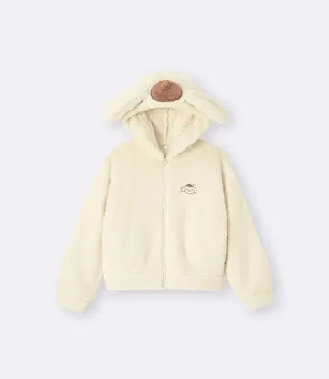 GU 마쉬멜로우 필 풀 집업 후드티 산리오 폼폼푸딩