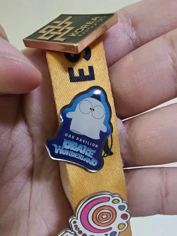 GAS PAVILION DRAKE WONDERLAND 핀 배지