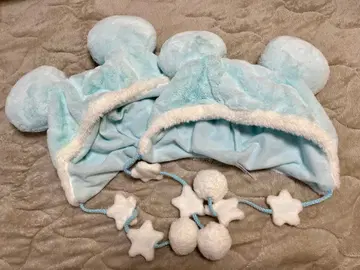 미키 팬캡 스카이블루 라이트 블루 2개 세트