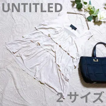 [ UNTITLED ] 프릴 탱크탑 사이즈 2 베이지