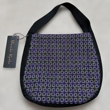 마사키 교토 기하학 패턴 핸드백 토트