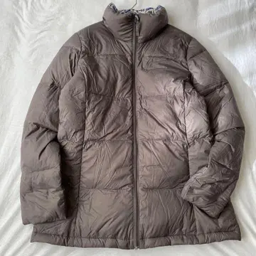 [러브 바디] 다운 자켓 풀 집업 안쪽 페이즐리 무늬 긴팔 S