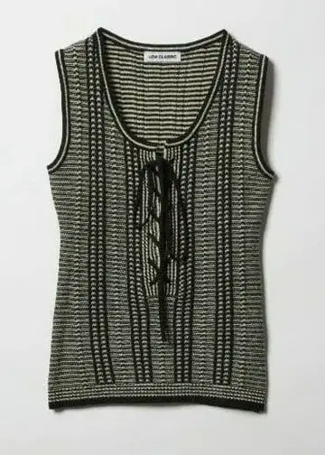 유나이티드 애로우즈 LOW CLASSIC 스트라이프 니트 탱크탑