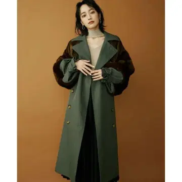 MURUA 에코 퍼 트렌치코트