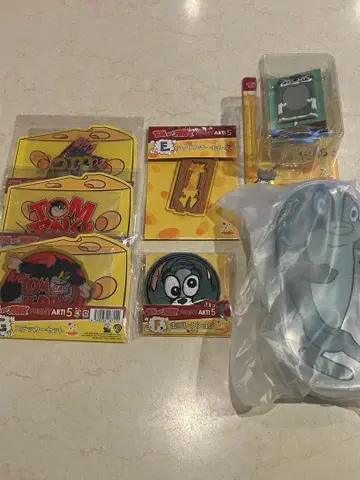 톰과 제리 아트 5 굿즈 세트 7점