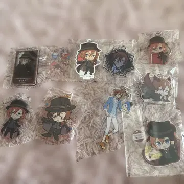 문호 스트레이독스 나카하라 츄야 키링 묶음 판매