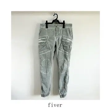 five 파이버 리브 팬츠 카고 팬츠 구제 의류 USED 사이즈 46