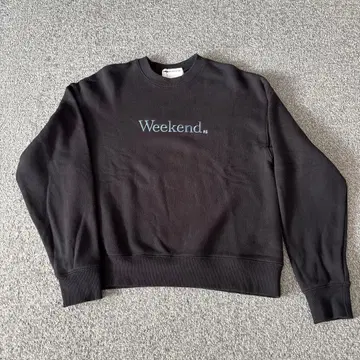 NBB WEEKEND 블랙 맨투맨