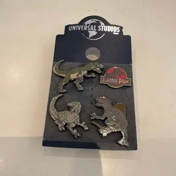 쥬라기 공원 공룡 핀 배지 세트