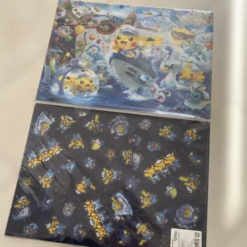 포켓몬 센터 요코하마 피카츄 클리어 파일 세트