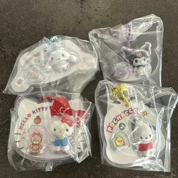 산리오 캐릭터즈 패키지 참 키티 포차코 쿠로미 시나몬