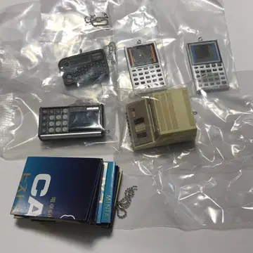 CASIO 히스토리컬 계산기 미니어처 마스코트 5개 세트