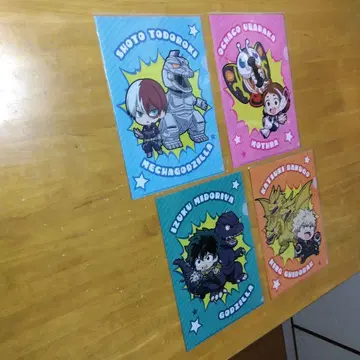 히로아카 고질라 A-4 클리어 파일 묶음 판매 총 4장