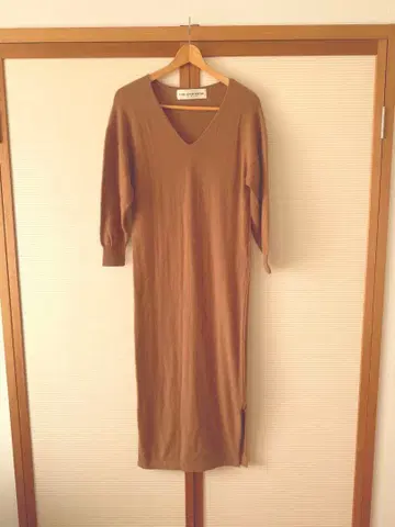 THE SHINZONE 캐시미어 V넥 니트 원피스 더신즈