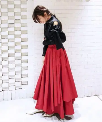 RBS 레드 하카마 스커트