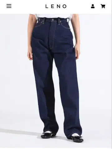 LENO&CO KAY 하이 웨이스트 진 사이즈 01