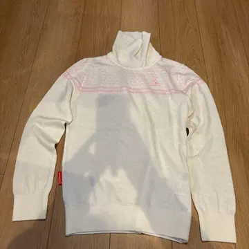 르꼬끄 워셔블 터틀넥 긴팔 스웨터 M 원적외선 보온 여성용