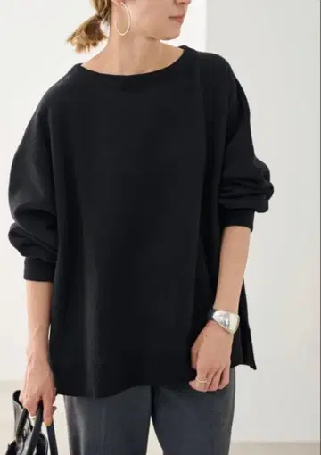 FRAMeWORK 블랙 오버 사이즈 트레이닝복 2회 착용