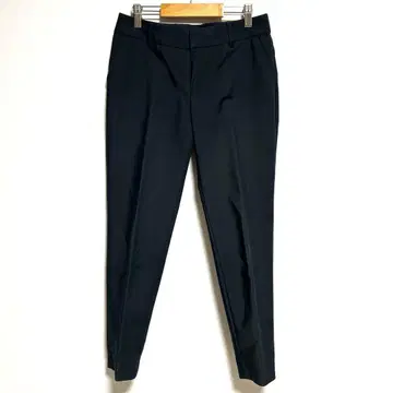 LAUTREAMONT 네이비 슬랙스 플랫 프론트 36