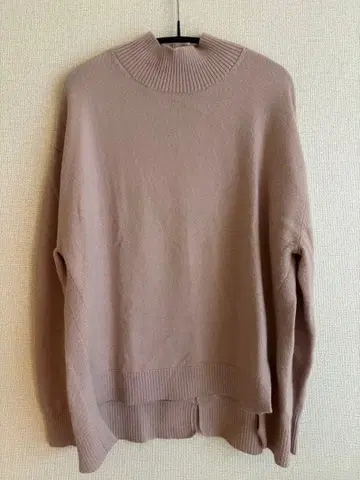 Mystrada 보틀넥 니트 스웨터 핑크