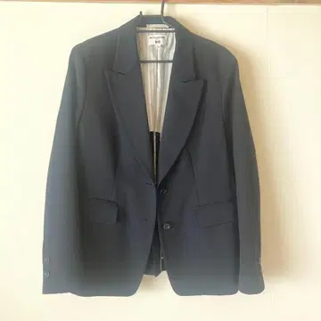미사용 유니클로 이네스 드 라 프레상주 콜라보 네이비 블레이저