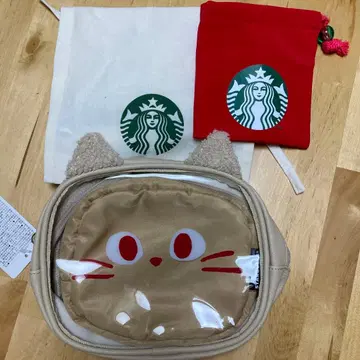 미사용 새상품 스벅 파우치 2개 세트