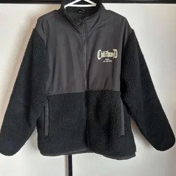 ChillzbranD 블랙 플리스 자켓