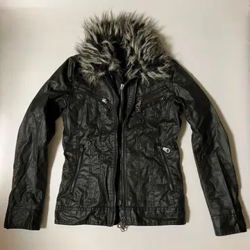 00's y2k archive fuga fur jacket grunge