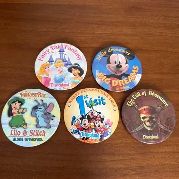 디즈니 캔뱃지 5개 세트