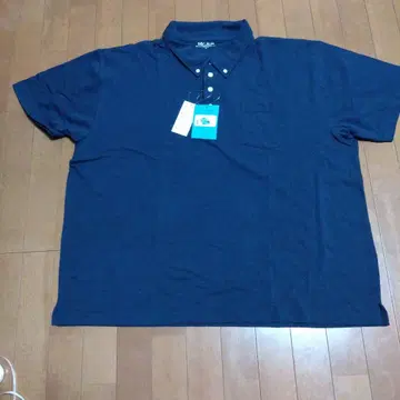 미사용 새상품 빅 사이즈 5L 네이비 피케 셔츠 미사용 택 포함