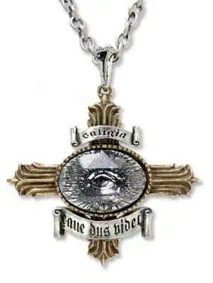 AlchemyGothic P515 SALIGIA 십자가형 펜던트