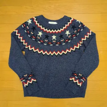 새상품급 BEAMS LIGHTS 빔즈 니트 스웨터 크루넥 M