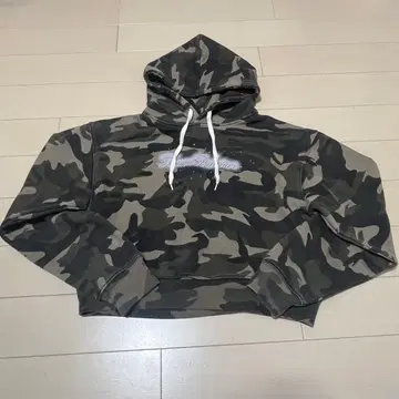 FCMM 카모플라쥬 후드티 큐빅 크롭 후디