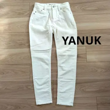 YANUK 화이트 스키니 팬츠 24