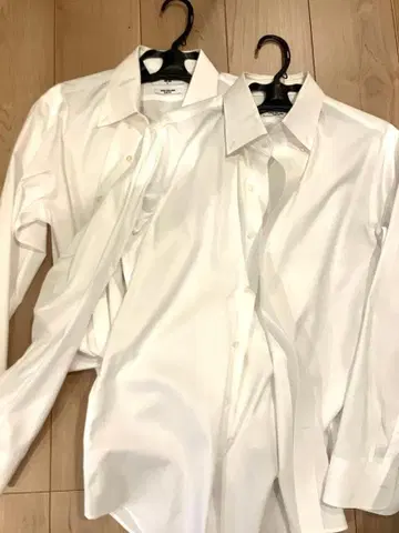 슈퍼 논아이론 슬림 셔츠 포켓 없음 2장 세트