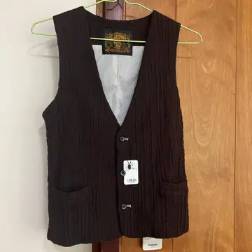 브라운 코튼 베스트 call&responce 새상품