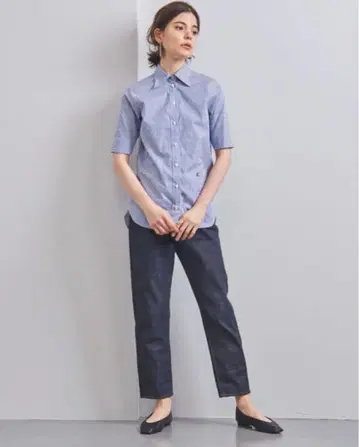 새상품급 매디슨 블루 코튼 스트라이프 셔츠 00