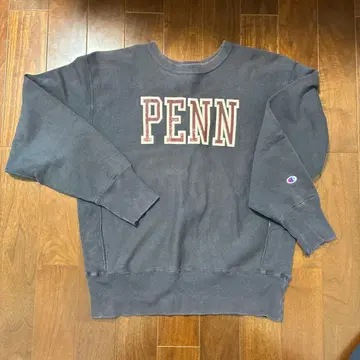 Champion PENN 로고 맨투맨 L 사이즈 다크 그레이