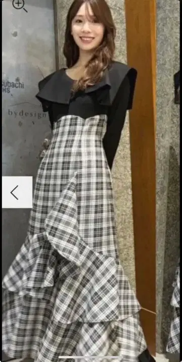 dazzlin 아지메 머메이드 코르셋 원피스 블랙 M