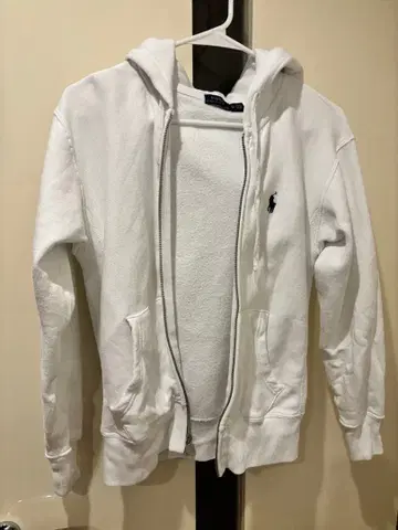 랄프 로렌 여성용 화이트 후드티 XS
