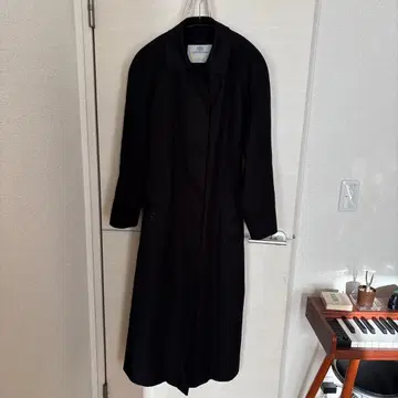 [ 고급 ] 아쿠아 스큐텀 스텐카라 코트 캐나다제 왕실 납품업체 블랙