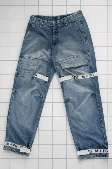 질보 MARITHE FRANCOIS GIRBAUD 셔틀 데님