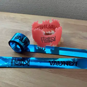 Vaundy 러버 밴드 은색 테이프 2개 세트