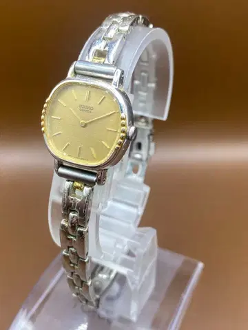 SEIKO 2320-6840 쿼츠 손목시계 골드 실버 고급