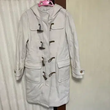 le.coeur blanc 울 더플 코트 화이트 사이즈 36