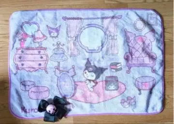 *쿠로미* 세계 쿠로미화 계획 *빅 리본 머리끈* 1등 복권 담요