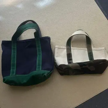 L.L.Bean 토트백 세트 (네이비 카모플라쥬)