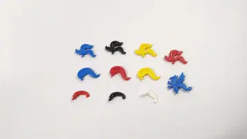 레고 미니 피규어 투구 깃털 장식 11개 묶음 판매 정품 부품 캐슬 성